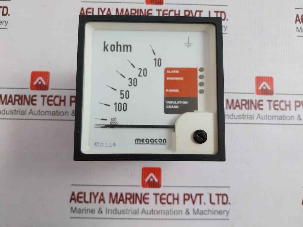Ac Insulation Monitor Guard 200/240V 50/60Hz 0-1000Kohm Megacon Kpm161E2