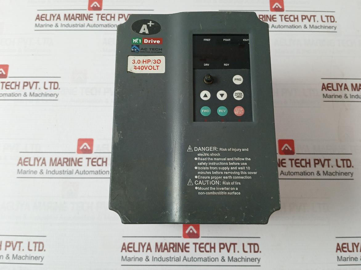 Ac Tech 3.0 Hp Hc1 Drive Jf0625H2H-r 24V 0.17A 3Ph 440V 50/60Hz 5.00Amp 2.20Kw