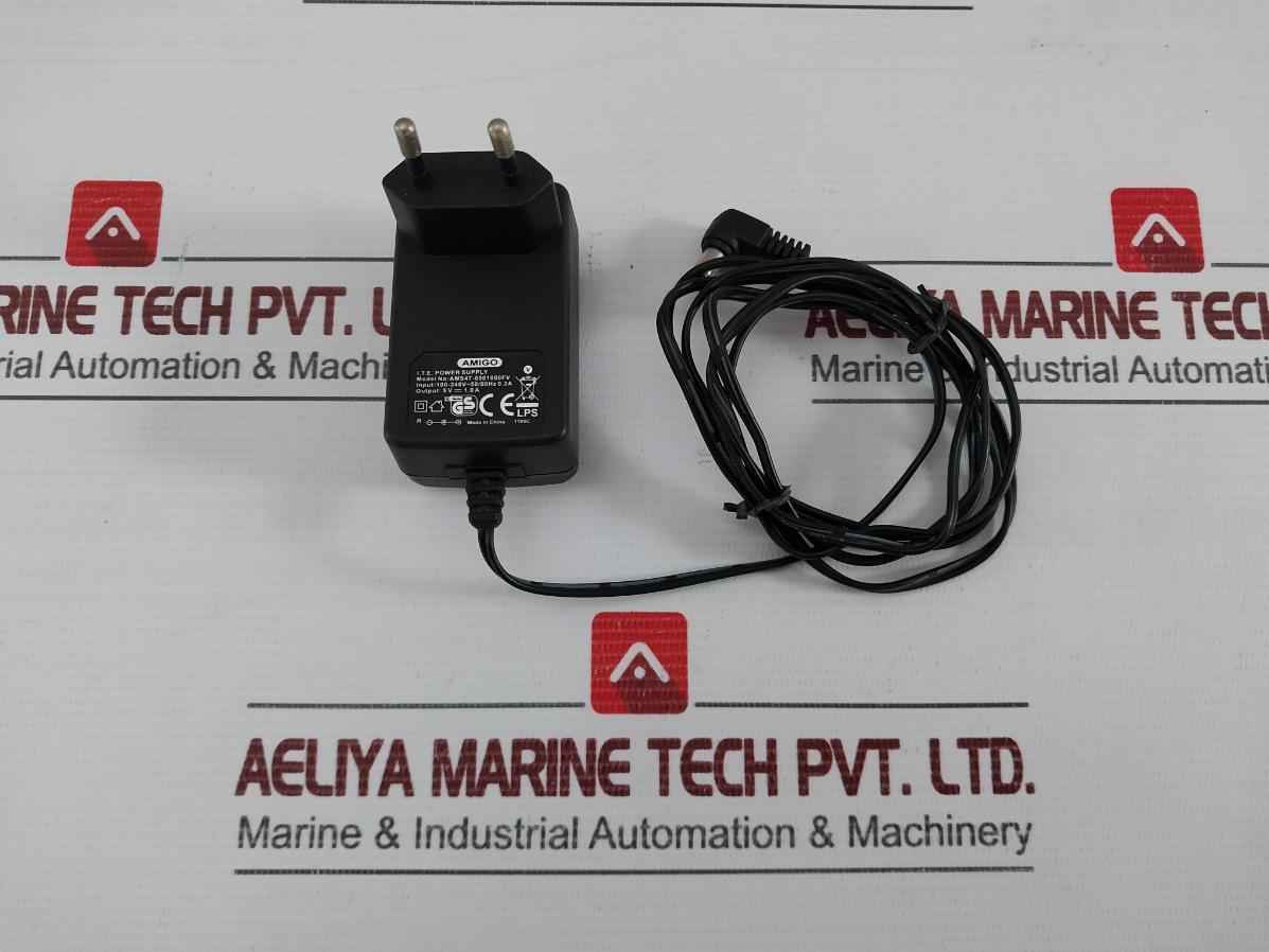 Ac To Dc Power Adapter Amigo Output-5V 1.0A Ams47-0501000Fv
