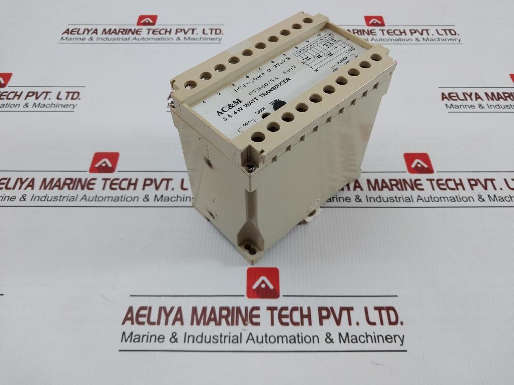 Ac&M Watt Transducer Tdw-cybaca 50Hz