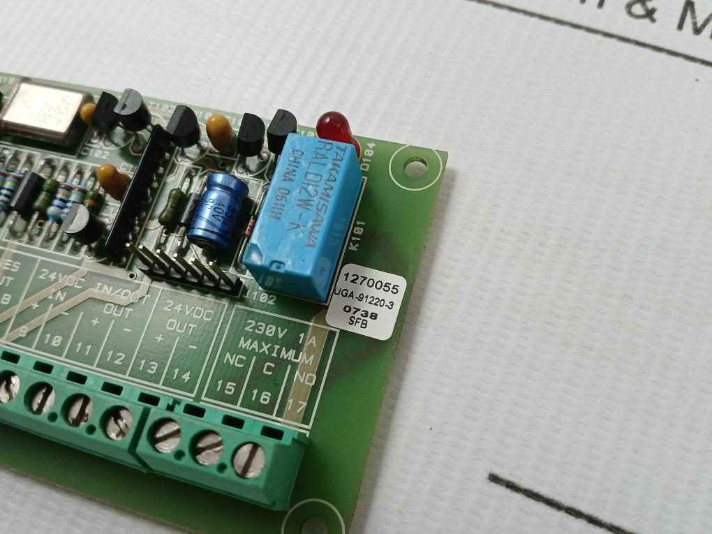 Access Interface And Relay Expansion Pcb Module Uga-91220-3B Scana Servoteknikk