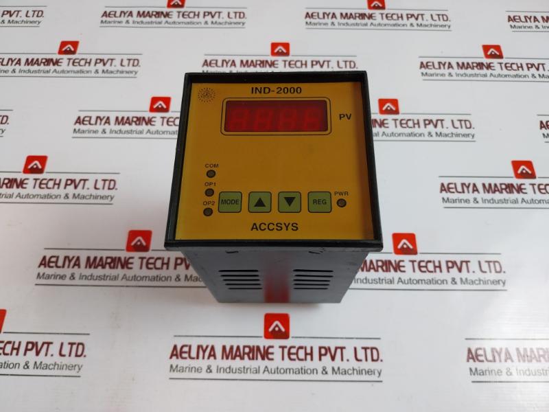 Accsys Ind-2000 Indicator and Controller,2 Relays,24vdc