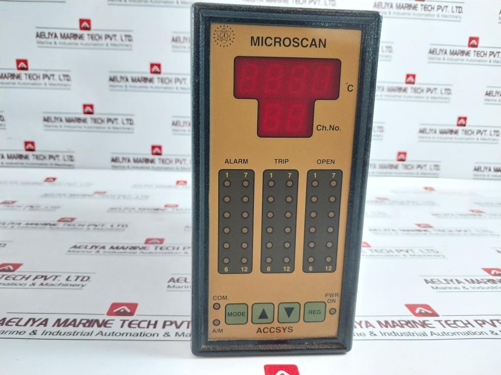 Accsys Microscan-101 Microcontroller Temperature Scanner Ritd-pt100