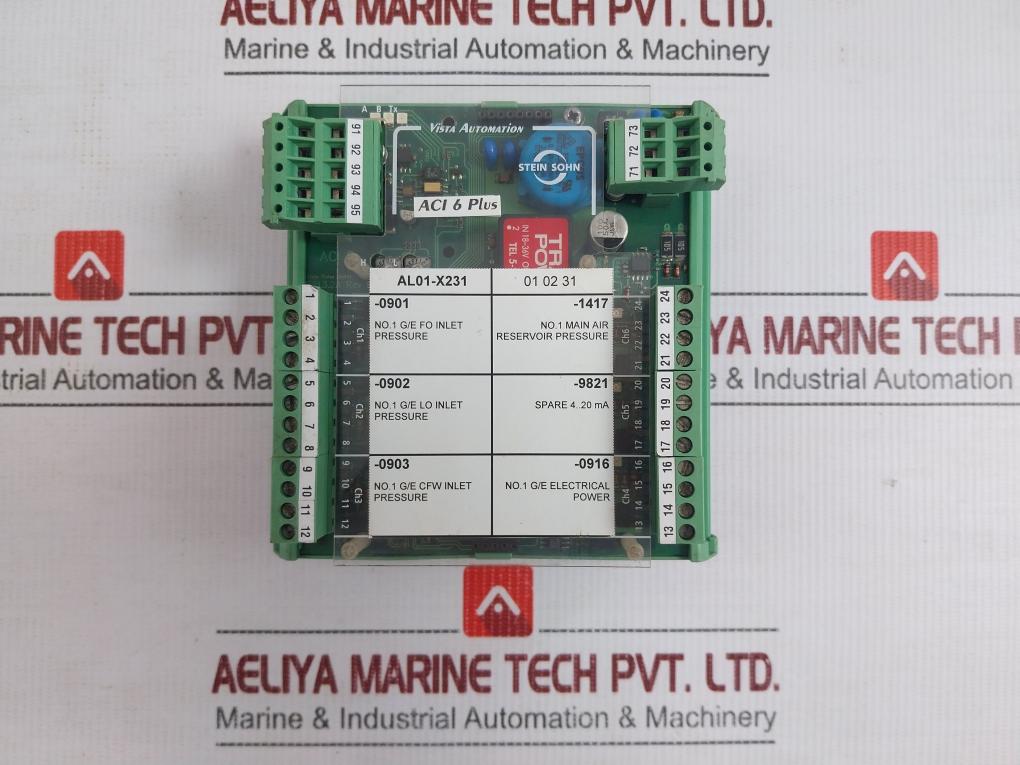 Aci 6 Plus Stein Sohn E713.2A Rev B Analog Current Input Pcb Module