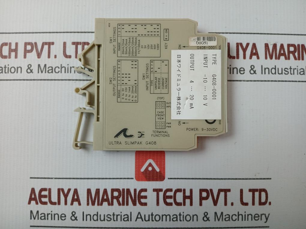 Action Instruments G408-0001 Dc Signal Conditioner And Isolator Ultra Slimpak