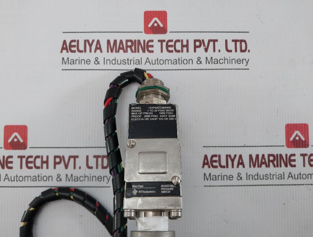 Adjustable Pressure Switch 131P42Cc6Bhrs Neo-dyn 1 To 24 Psig Decr