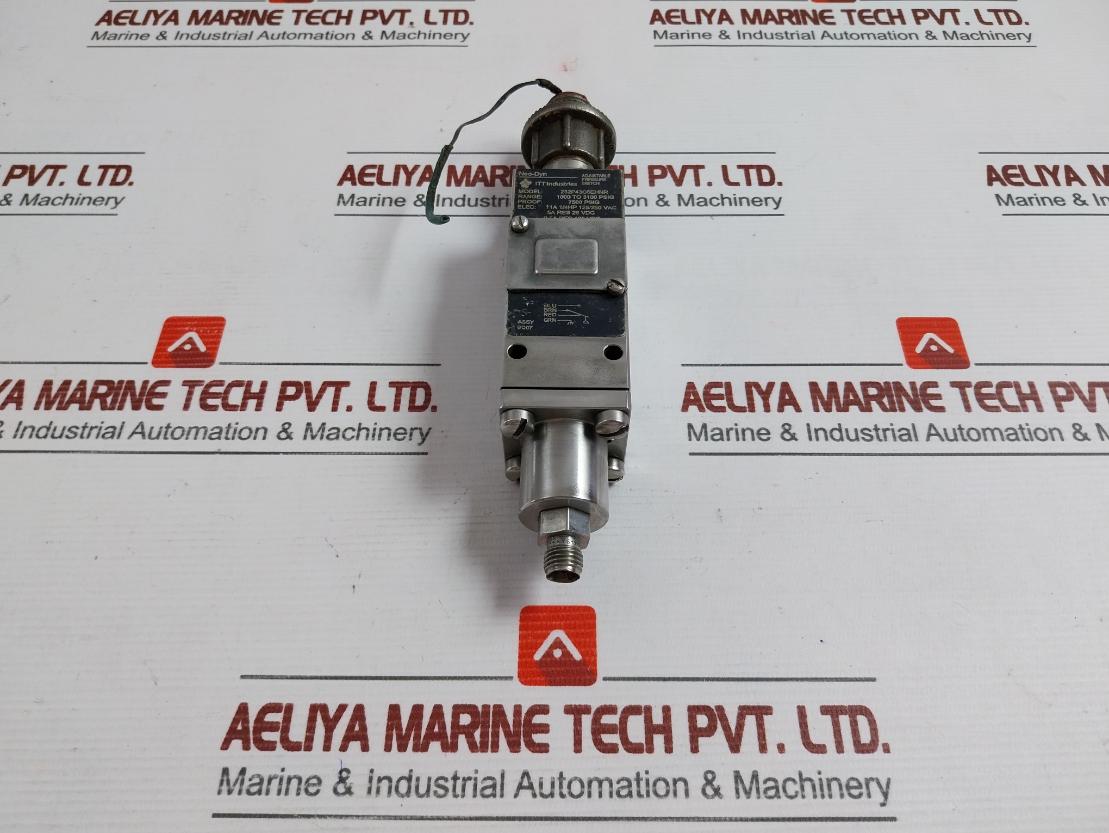 Adjustable Pressure Switch Brand Itt 11A 1/4Hp 125/250 Vac 232P43C6Ehnr