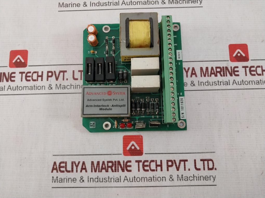 Advanced Systek 1651301 Pcb For Arm Interlock-anti Spill Module 230Vac 110Vac