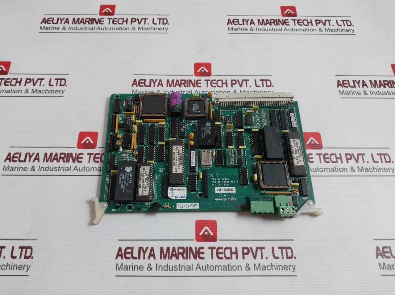Advanced Systek 4-6000-029 Printed Circuit Board For CPU PCB BE-12582 REV: A