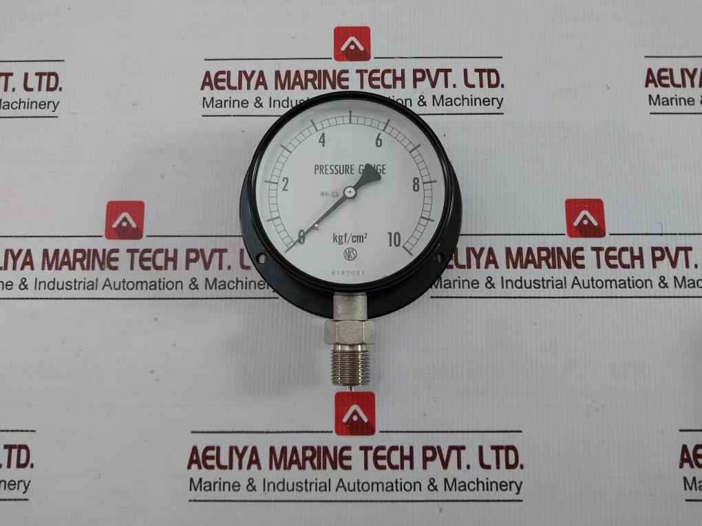 Ae10-243 Analog Pressure Gauge 0 To 10 Kgf/Cm2 Nagano Keiki