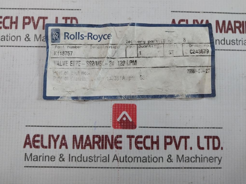 Aedrvn10/100 Wandfluh Hydraulic Magnetic Valve