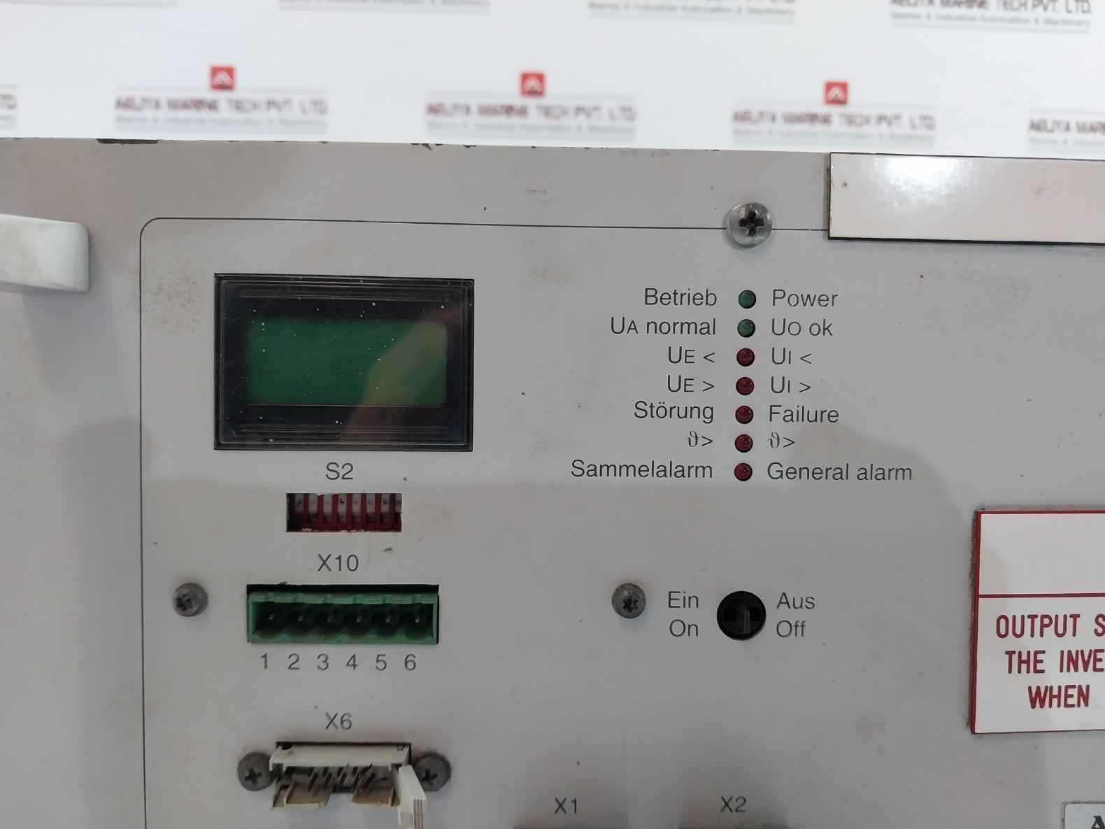Aeg G110 E230/10 9/3Rfg-cfp2 5 Inverter 110Vdc 20,4A Dc 230Vac 10,9A Ac 60Hz