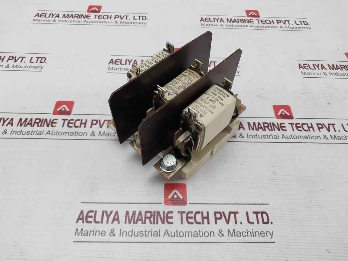 Aeg Nt-00 Fuse Holder With Fuse Gt 80A 100 Ka 6.5W 500V