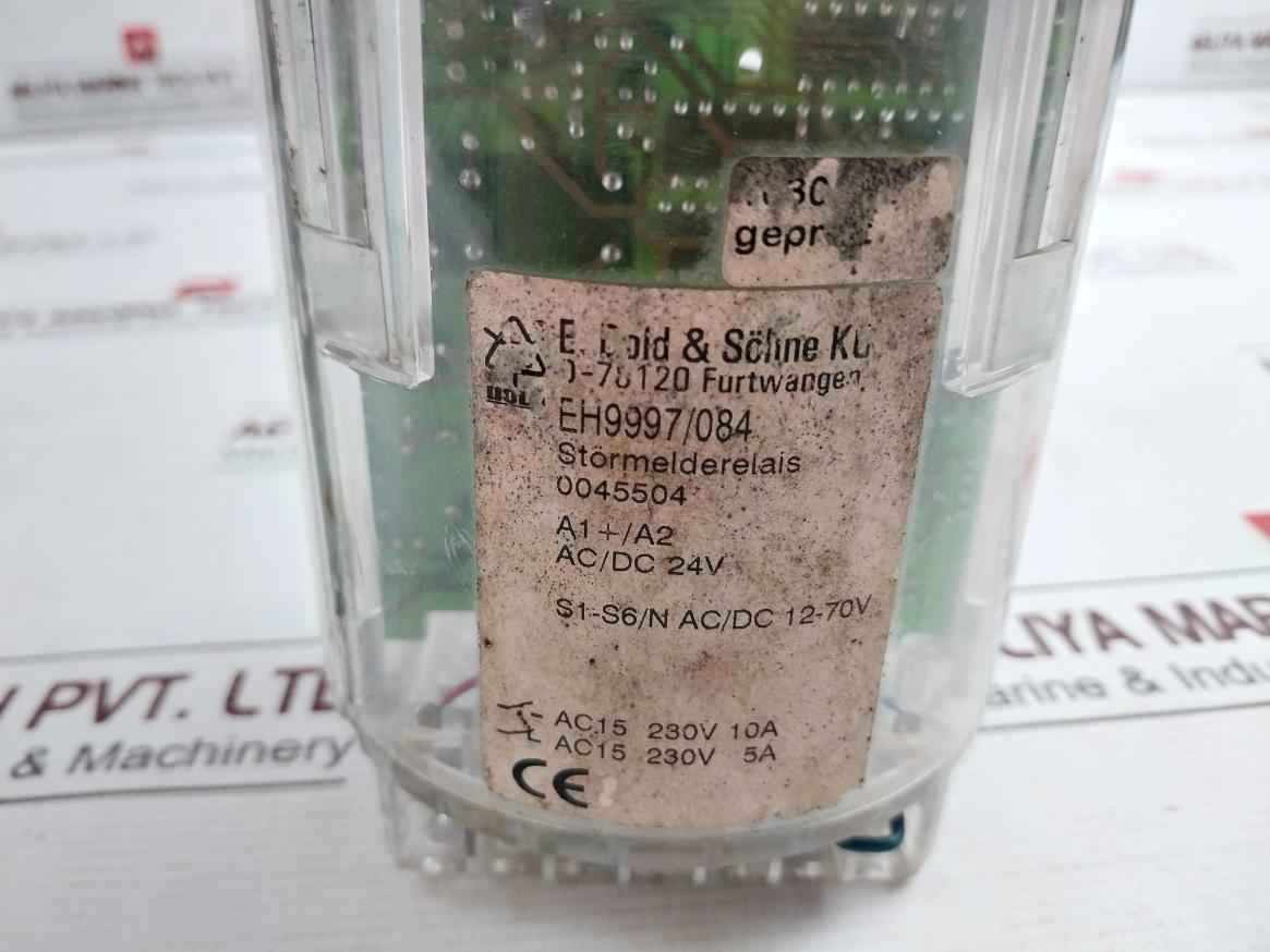 Aerzen Eh9997/084 Fault Indicator Ac/Dc 24V Ac-15 230V 10A