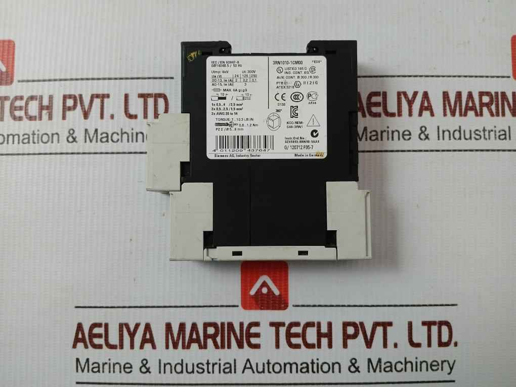 Ag 3Rn1010-1Cm00 Siemens 220–240V Ac Thermistor Motor Protection Relay