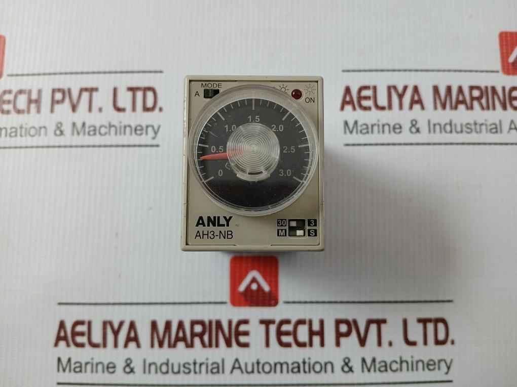 Ah3-nb Timer Relay 0–3 Sec Anly 200–240V Ac 50/60Hz