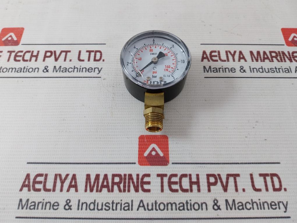 Aignep Pneumatic En837-1 Diaphragm Pressure Gauge 0-12 Bar