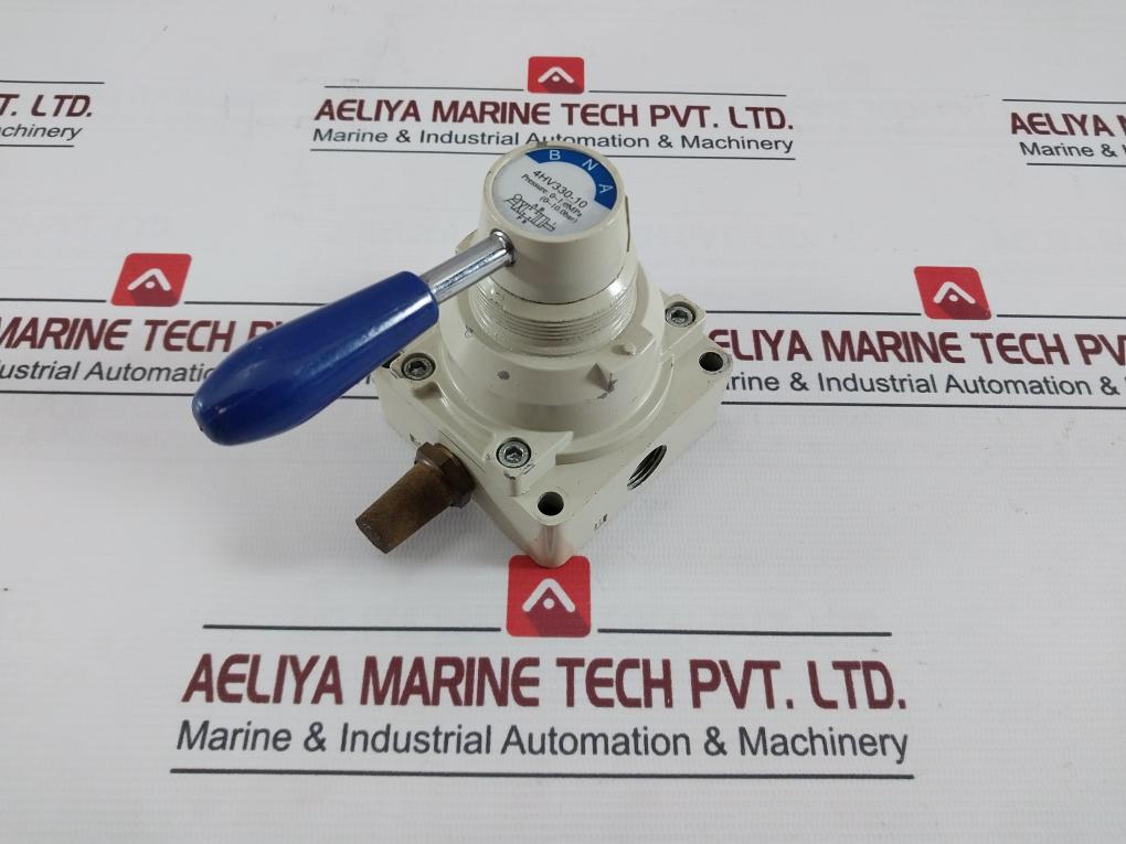 Airtac 4Hv330-10 4/3-way Hand Lever Valve 010.0 Bar