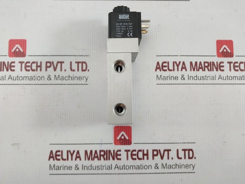 Airtec Solenoid Pneumatic Valve Part No: Mn-06-311-hn 230V 50-60Hz 10Bar