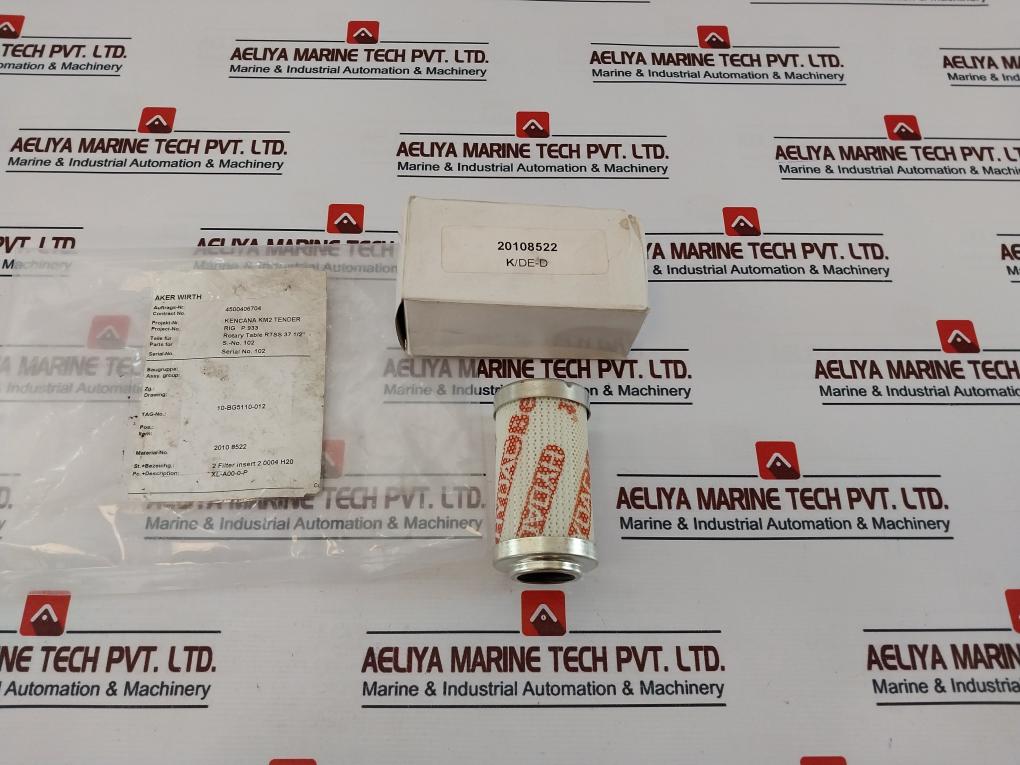 Aker Wirth K/De-d Filter Insert Element Xl-a00-0-p