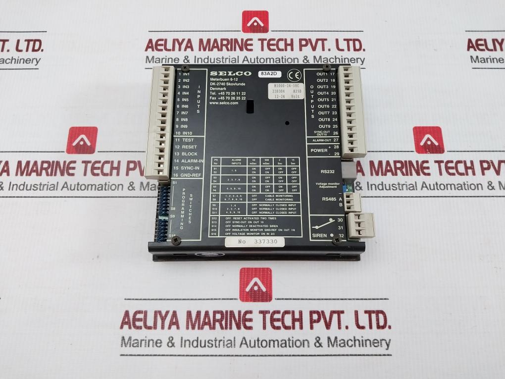 Alarm Indicator Panel 12-24V Selco M1000-24-10C