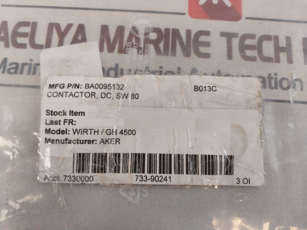 Albright Sw80Ab-447 Contactor Ba0095132