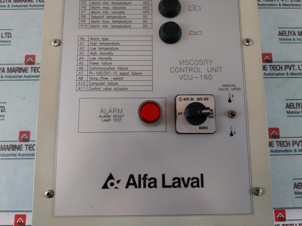 Alfa Laval Vcu-160R Viscocity Control Unit