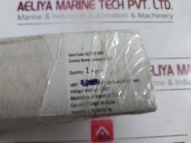 Algatec Ul275c-spn Cost Efficient Electromagnetic Lock 600lbs Voltage: 12vdc