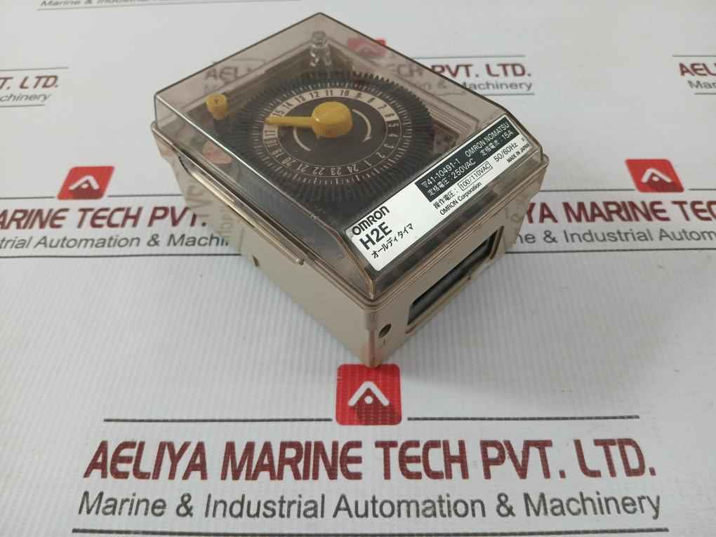 All Day Timer Switch 50/60 Hz 100/110 Vac 15A Omron H2E