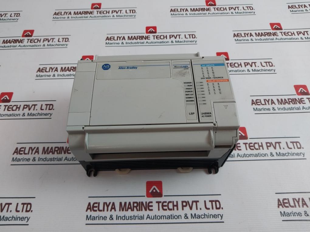 Allen-Bradley 1764-24Bwa Micrologix 1500 Ac Power Base Unit 1764-Mm1Rtc Rev A