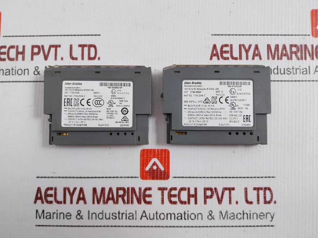 Allen-bradley-Ser-C-50-60Hz-Digital-I-O-Relay-Module-1734-ow4-208909-8