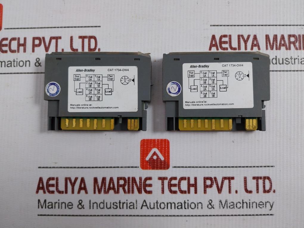 Allen-bradley-Ser-C-50-60Hz-Digital-I-O-Relay-Module-1734-ow4-208909-9