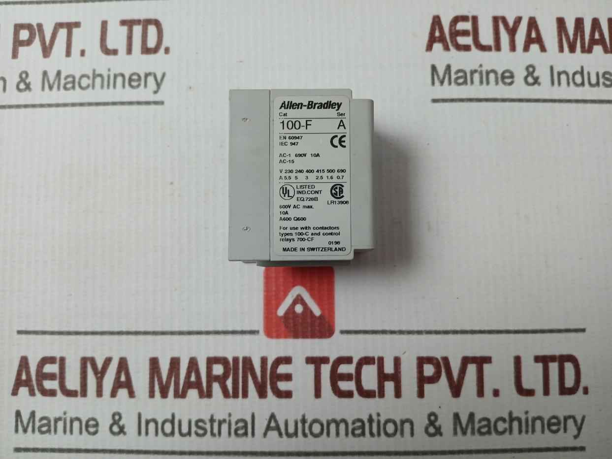 Allen-bradley 100-f Auxiliary Contact Block