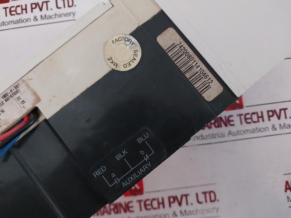 Allen-bradley 140U-j6X3 B Molded Case Circuit Breaker Frame 250A 3 Pole 8 Kv