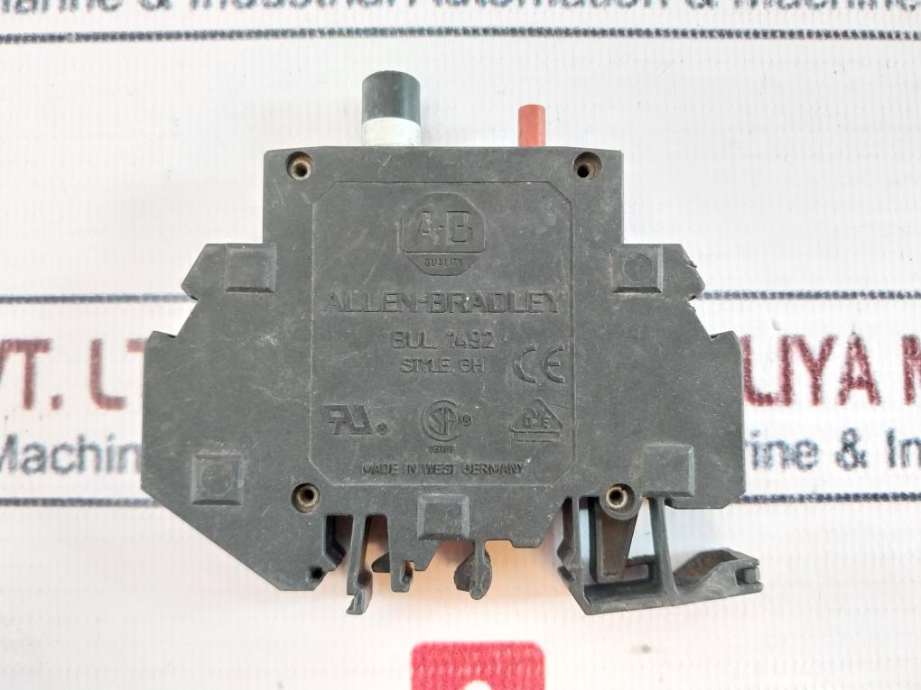 Lot of 3X Allen-Bradley 1492-GH005 Miniature Circuit Breaker Ser.B