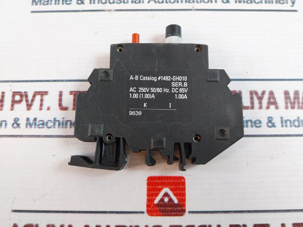 Lot of 3X Allen-bradley 1492-GH010 Series B Circuit Breaker AC250V 50/60Hz