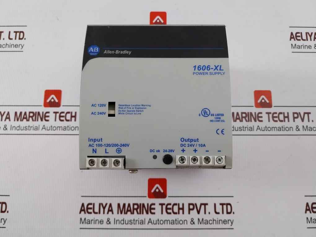 Allen-bradley 1606-xl240e Power Supply 50-60hz 100-240 V
