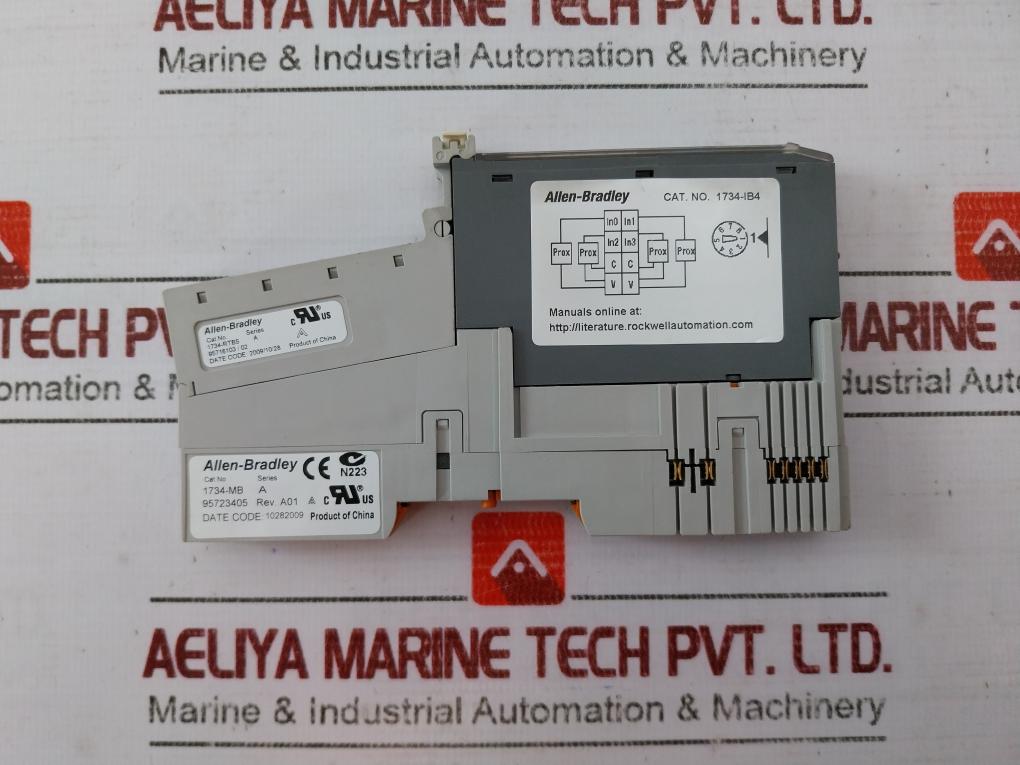 Allen-bradley 1734-ib4 Digital Input Module 24V Dc Ser C 92406671 Rev A01