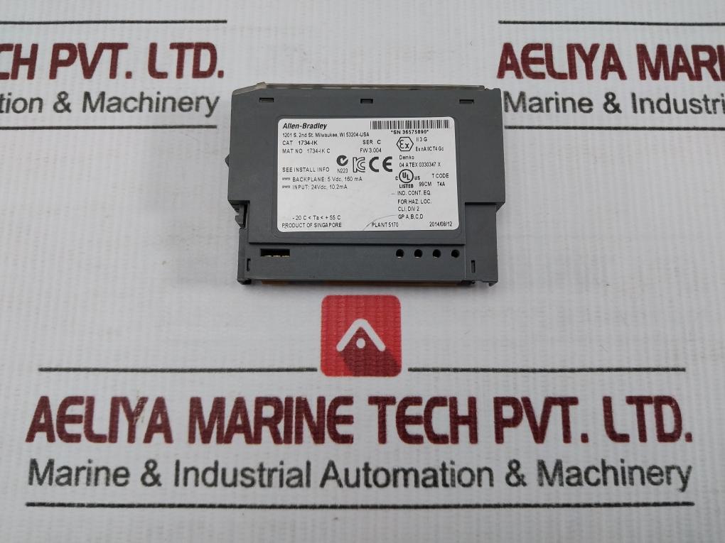 Allen-bradley 1734-ik Point I/O Incremental Encoder Module 24Vdc, 10.2 Ma