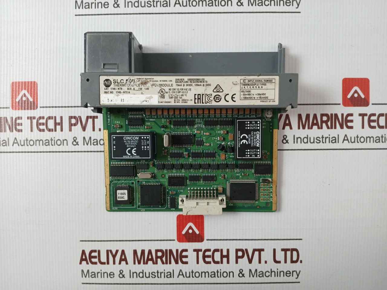 Allen-bradley 1746-nt8 Slc500 Thermocouple/Mv Input Module 1746-nt8