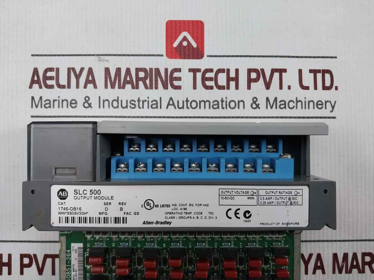 Allen-bradley 1746-ob16 Digital I/o Module 10-50v