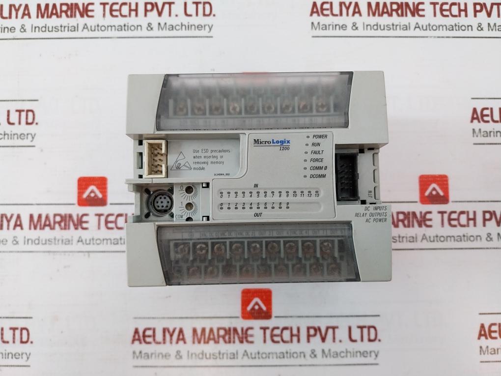 Allen-bradley 1762-l24Bwa Micrologix 1200 24 Point Controller 50-60Hz 24Vdc