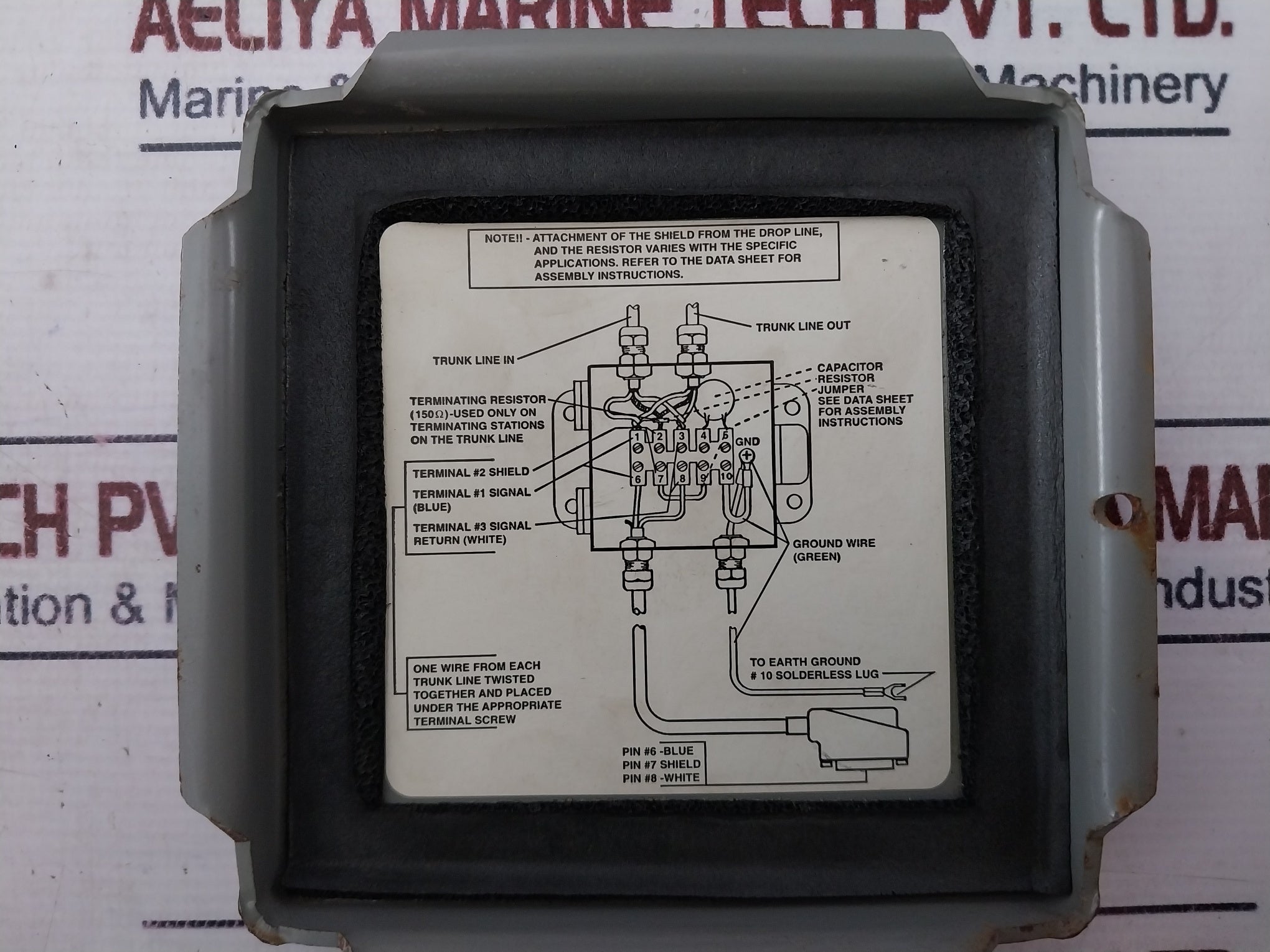 Allen-bradley 1770-sc Data Highway Station Connector Rev: Ft03