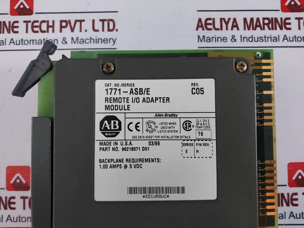 Allen-Bradley 1771-ASB/E,1771-WB,1771-IBN C,1771-OBD/C,1771-A4B B Module Chassis