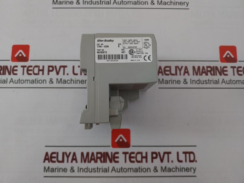 Allen-bradley 1794-adn Flex I/O Devicenet Adapter Module 24Vdc, 400Ma 96265073