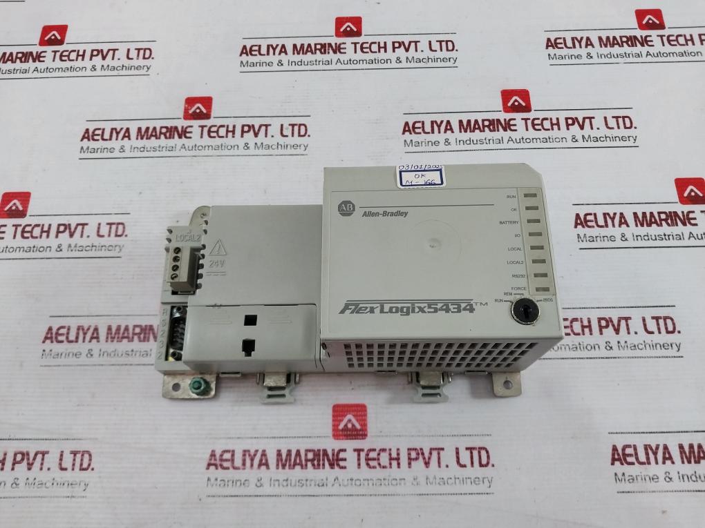Allen-bradley 1794-l34 Ser B Flexlogix Processor 5.1 Vdc 653 Ma 96398476 5434