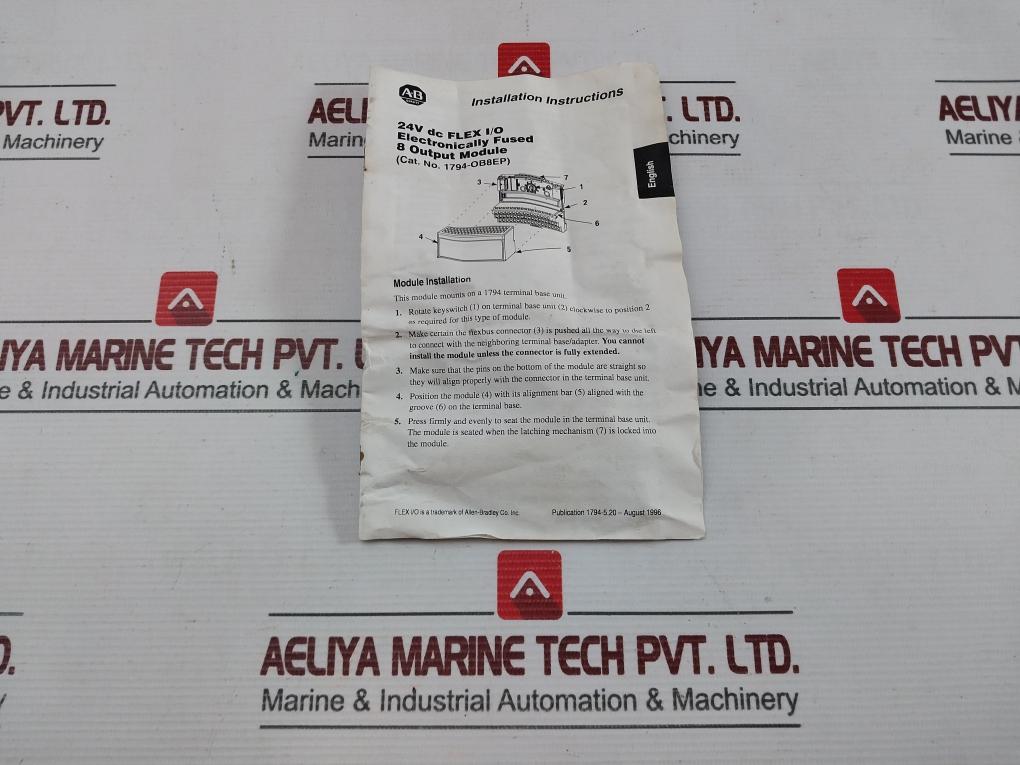 Allen-bradley 1794-ob8Ep Flex I/O Point Digital Output Module