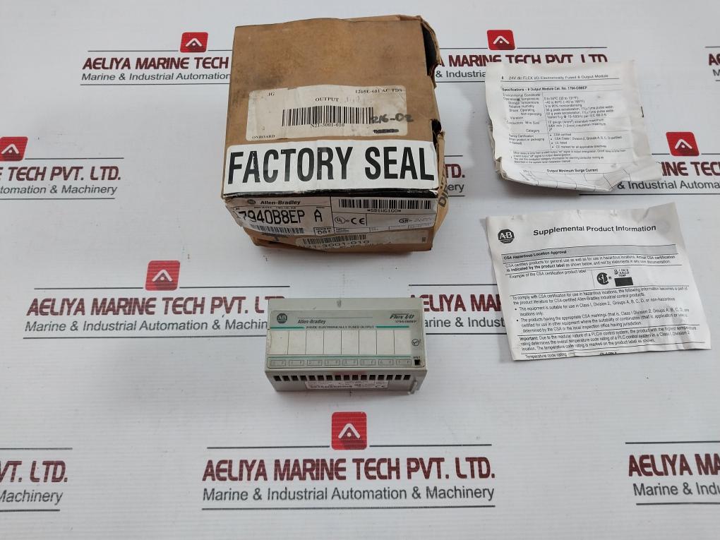 Allen-bradley 1794-ob8Ep Flex I/O Point Digital Output Module