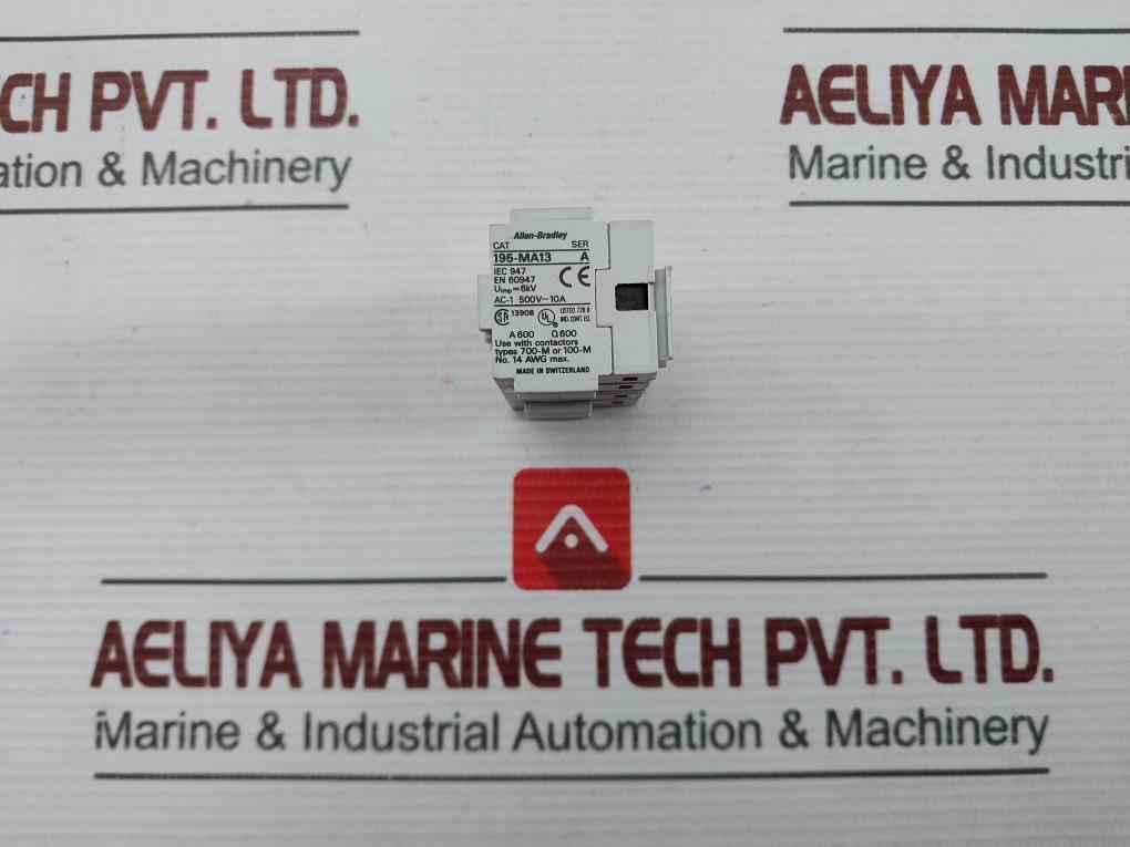 Allen-bradley 195-ma13 Auxiliary Contact Block