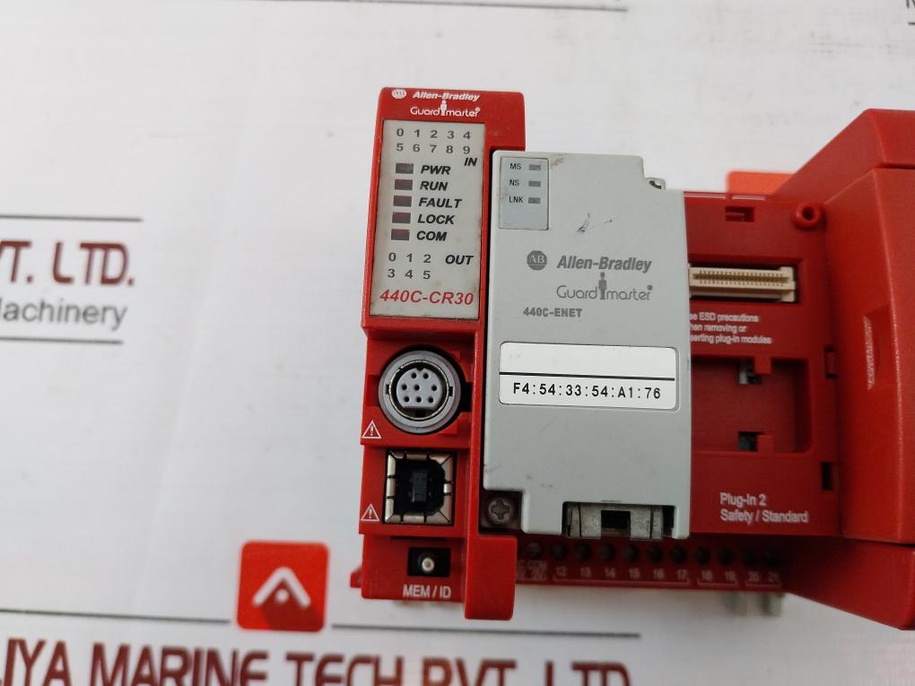 Allen-bradley 440C-cr30 Configurable Safety Relay Pn-217062 24V Dc